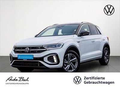 Pure white/schwarz Gebraucht 2025 VW T-Roc R-line SUV | 29.740 € (Guter Preis)