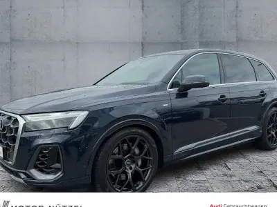 Begagnad Audi Q7 S-Line 340 HK (250 kW) 2025 Blå SUV