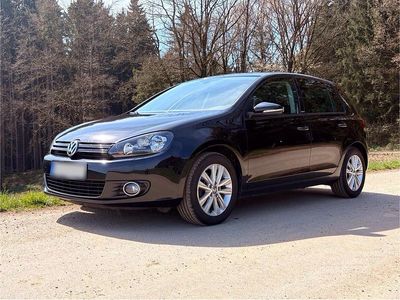 Gebraucht VW Golf VI Style 80 PS (58 kW) 2011 Schwarz Kleinwagen