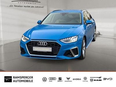 Gebraucht Audi A4 S-Line 204 PS (150 kW) 2021 Blau (turboblau) Kombi