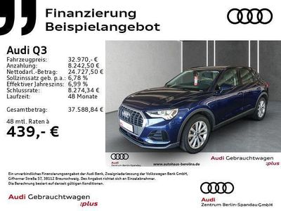 Gebraucht Audi Q3 Ambiente 150 PS (110 kW) 2022 Blau SUV