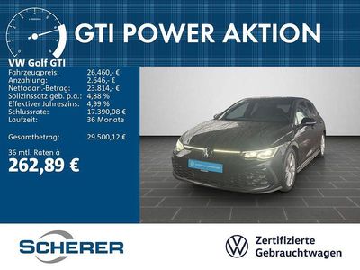 Gebraucht VW Golf VIII GTI 245 PS (180 kW) 2022 Deep black perleffekt (metallic) Limousine