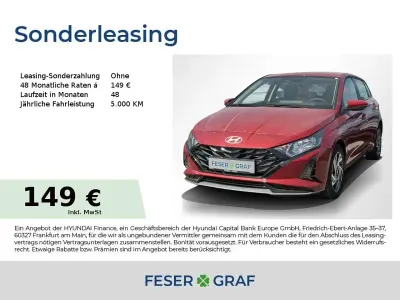 Ny Hyundai i20 Trend 101 HK (74 kW) 2026 Rød Hatchback