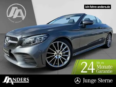 Brugt Mercedes C200 AMG 184 HK (135 kW) 2024 Grå Cabriolet