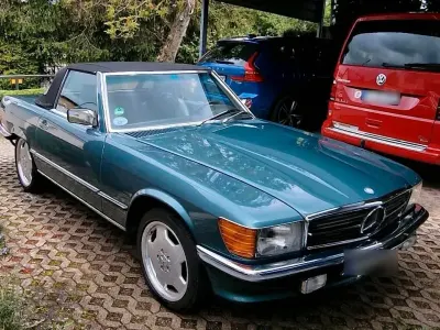 Gebraucht Mercedes SL300 1985 Grün Cabrio
