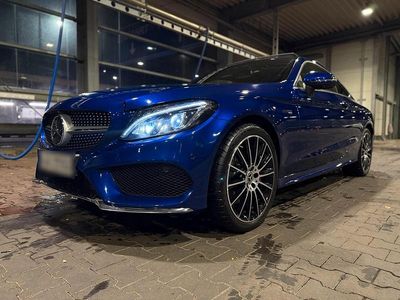 Usata Mercedes C250 211 CV (155 kW) 2017 Blu Coupé