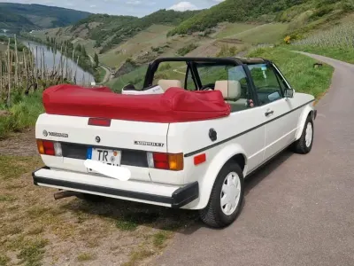 Gebraucht VW Golf Cabriolet 95 PS (69 kW) 1986 Weiß Cabrio