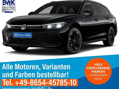 Neu VW Passat R-line 193 PS (141 kW) 2025 Grenadillschwarz meta.../schwarz Kombi