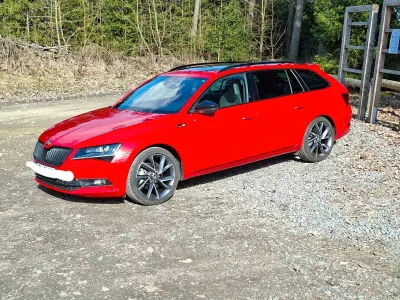 Brugt Skoda Superb SportLine 190 HK (139 kW) 2018 Rød Stationcar