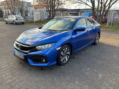 Käytetty Honda Civic Elegance 129 HP (94 kW) 2017 Sininen Sedan