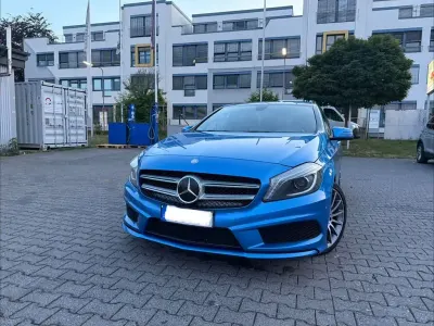 Gebraucht Mercedes A200 AMG line 136 PS (100 kW) 2014 Blau Kleinwagen