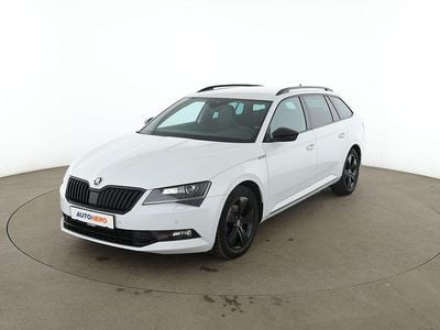 Brugt Skoda Superb SportLine 190 HK (139 kW) 2017 Hvid Stationcar