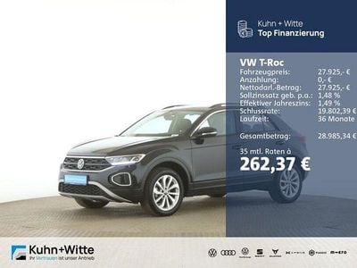 Second-hand VW T-Roc Life 150 CP (110 kW) 2025 Negru SUV