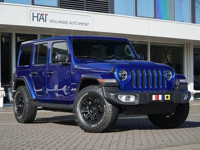 Gebraucht Jeep Wrangler Unlimited Sahara 272 PS (200 kW) 2019 Blau SUV