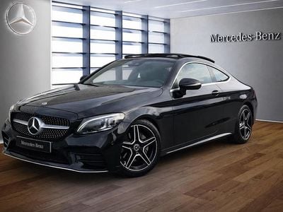 Second-hand Mercedes C200 AMG line 184 CP (135 kW) 2020 Negru Coupe