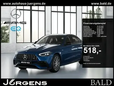 Gebraucht Mercedes C43 AMG AMG 408 PS (300 kW) 2022 Blau spektralblau metallic Limousine