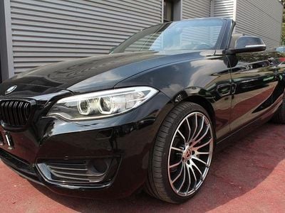Second-hand BMW 218 Sport Line 136 CP (100 kW) 2016 Negru Cabrio