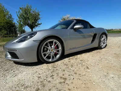 Usata Porsche Boxster 349 CV (256 kW) 2016 Argento Cabrio