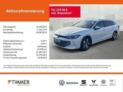 Gebraucht VW Passat Business 193 PS (141 kW) 2025 Oryxweiß perlmutteffekt Kombi