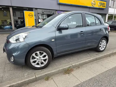 Gebraucht Nissan Micra Acenta 80 PS (58 kW) 2016 Greyish green (metallic) Kleinwagen