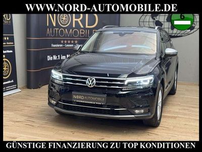 Gebraucht VW Tiguan Allspace Highline 150 PS (110 kW) 2021 Deep black perleffek (metallic) SUV