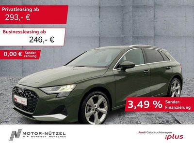 Distriktgrün metallic Gebraucht 2025 Audi A3 Advanced Plus Limousine | 32.630 € (Guter Preis)