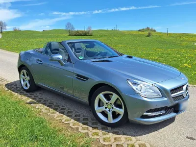 Używany Mercedes SLK250 AMG Edition 1 204 KM (150 kW) 2011 Szary Kabriolet