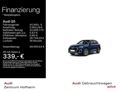 Gebraucht Audi Q5 Ambiente 286 PS (210 kW) 2023 Navarrablau metallic SUV