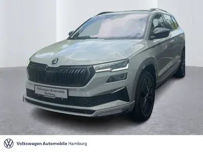 Gebraucht Skoda Karoq SportLine 150 PS (110 kW) 2024 Stahlgrau SUV