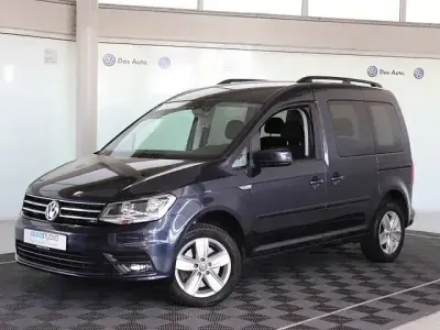 Second-hand VW Caddy Comfortline 150 CP (110 kW) 2018 Albastru Monovolum