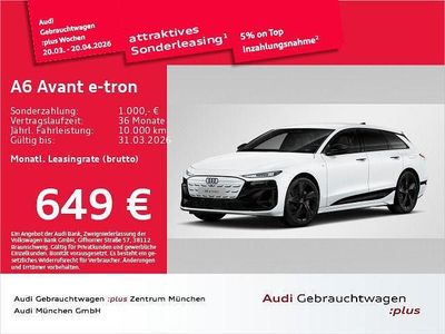 Gebraucht Audi A6 e-tron S-Line 269 kW (367 PS) 2025 Gletscherweiß metallic Kombi