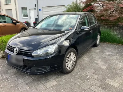 Gebraucht VW Golf VI 2010 Schwarz Limousine