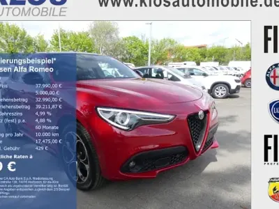 Brugt Alfa Romeo Stelvio Veloce 210 HK (154 kW) 2022 Rød SUV