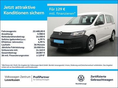 Occasion VW Caddy 114 ch (83 kW) 2022 Blanc Monospace