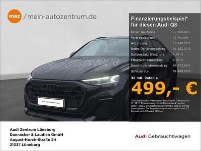 Gebraucht Audi Q8 S-Line 286 PS (210 kW) 2024 Schwarz SUV