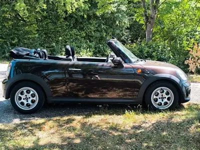 Gebraucht Mini Cooper D Cabriolet 111 PS (81 kW) 2014 Braun Cabrio