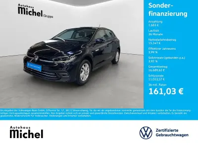 Gebraucht VW Polo Style 95 PS (69 kW) 2023 Schwarz Kleinwagen