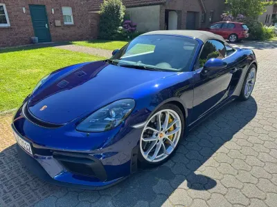 Gebraucht Porsche 718 Boxster 420 PS (308 kW) 2020 Blau Cabrio