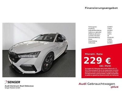 Usata Skoda Octavia RS 245 CV (180 kW) 2022 Bianco Station wagon