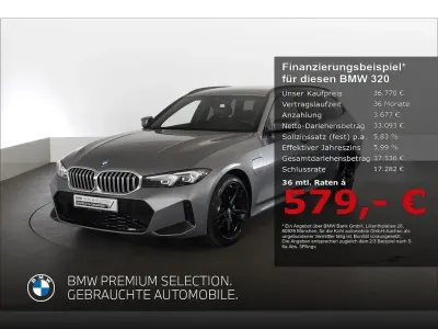 Gebraucht BMW 320e M Sport 204 PS (150 kW) 2023 Grau Kombi