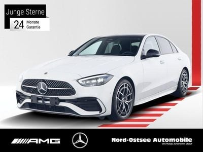 Gebraucht Mercedes C300 AMG 258 PS (189 kW) 2024 Weiß manufaktur lack manufaktur opalithweiß b Limousine