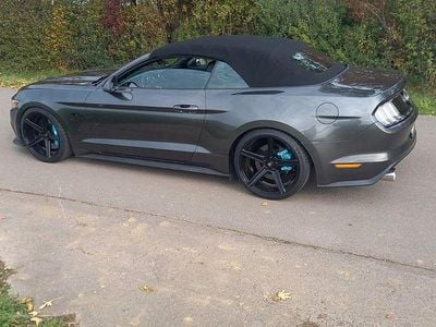 Usado Ford Mustang GT 421 HP (309 kW) 2017 Cinzento Cabrios