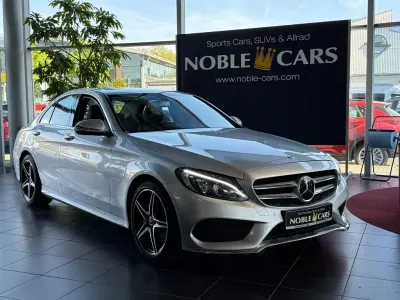 Used Mercedes C200 AMG line 184 HP (135 kW) 2018 Silver Sedan