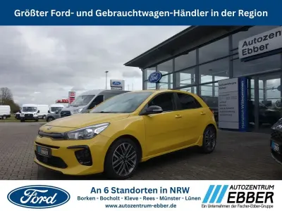 Begagnad Kia Rio GT-Line 120 HK (88 kW) 2020 Gul Sedan
