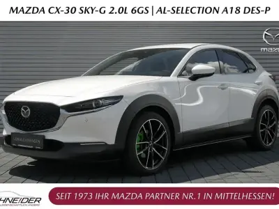 Gebraucht Mazda CX-30 Selection 122 PS (89 kW) 2021 Snowflake white pearl SUV