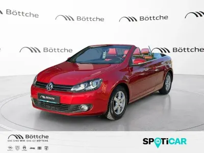 Gebraucht VW Golf Cabriolet 122 PS (89 kW) 2012 Sunset red metallic Cabrio