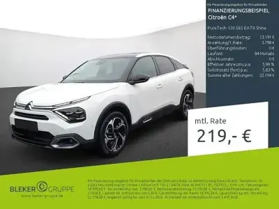 Używany Citroën C4 PureTech 131 KM (96 kW) 2023 Biały Sedan/Limuzyna