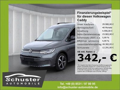 Gebraucht VW Caddy Dark Label 102 PS (75 kW) 2024 Grau Van / Kleinbus