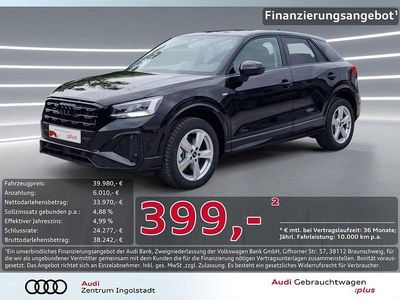 Mythosschwarz metallic Gebraucht 2025 Audi Q2 S-Line SUV | 39.980 € (Etwas zu teuer)