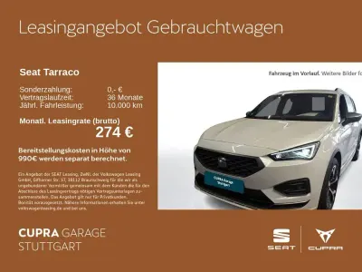 Gebraucht Seat Tarraco FR 150 PS (110 kW) 2022 Weiß SUV